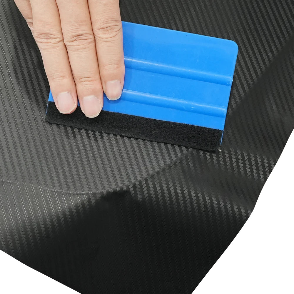 3D Carbon Fiber Vinyl Wrap - Self-Adhesive Car & Bike Film - image 5