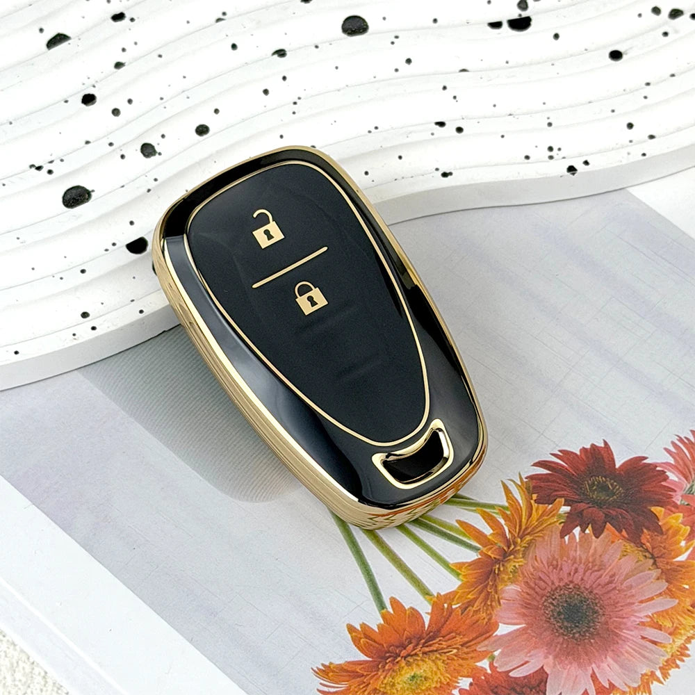 TPU Key Fob Cover for Chevy Malibu, Camaro, Equinox & More 2017-2019