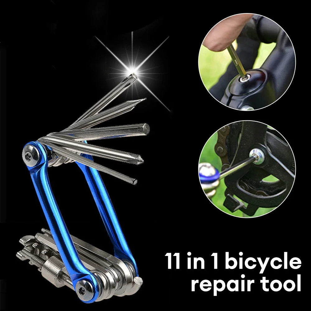 11-in-1 Bike Repair Multi-Tool – Mountain & Road Bike