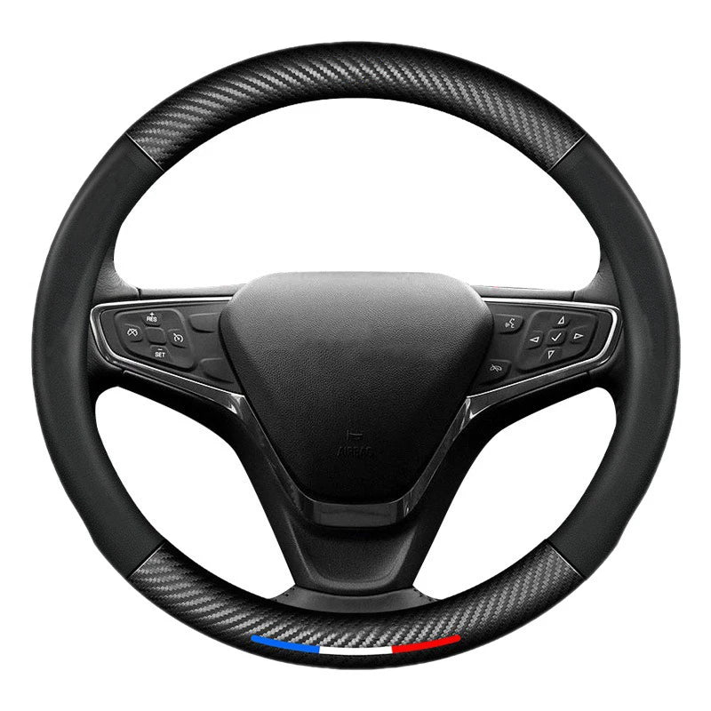 Universal Microfiber Leather Steering Wheel Cover for Chevy - image 2