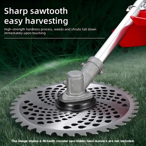 10-Inch Carbide Brush Cutter Saw Blade for Lawn Trimmers
