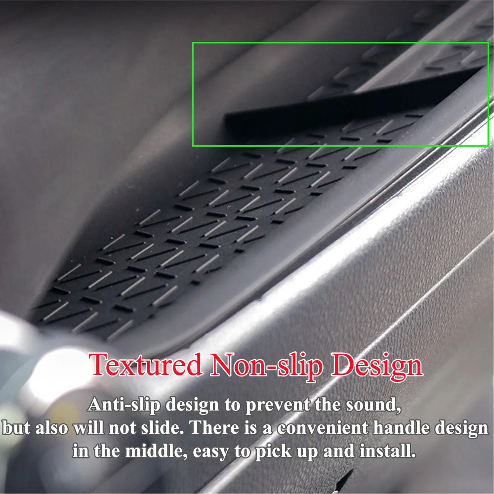 Silicone Center Console Storage Pads for Toyota RAV4 2020-2025
