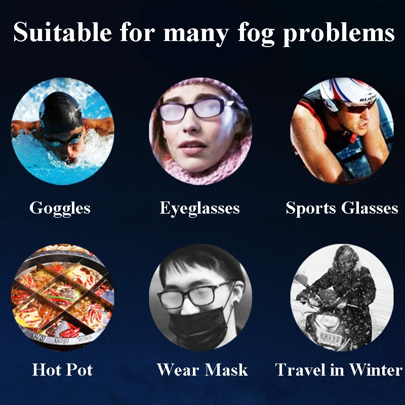 Anti-Fog Spray for Car Windshield & Mirrors – Long-Lasting