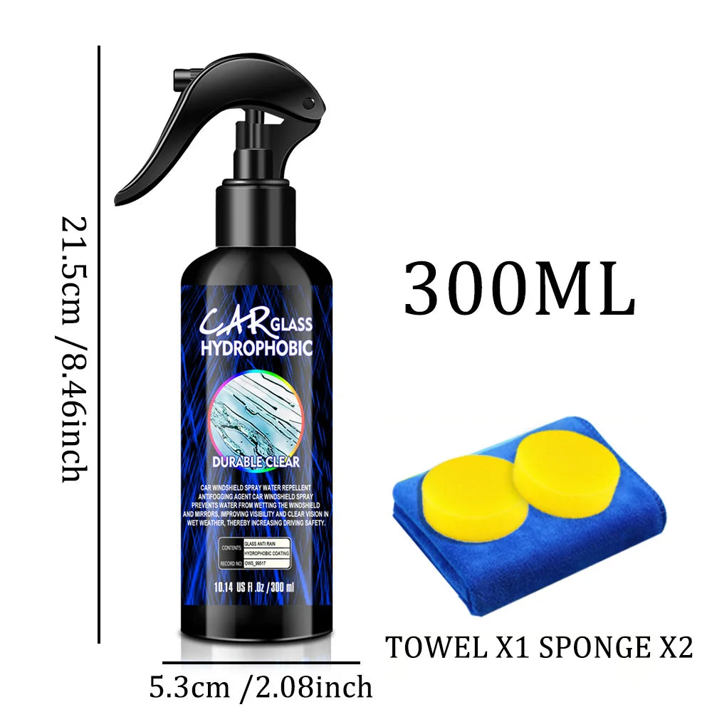 Glass Water Repellent Spray for Car Windshields and Mirrors