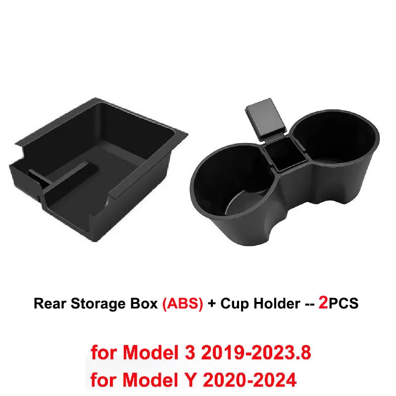 Center Console Storage Trays for Tesla Model 3 and Model Y