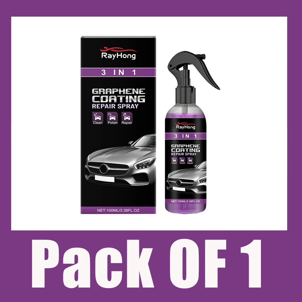 Graphene Ceramic Coating Spray for Car Paint and Glass, 100ml