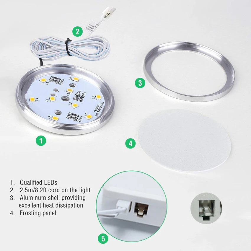 12V LED Under-Cabinet Light with 2m Cable