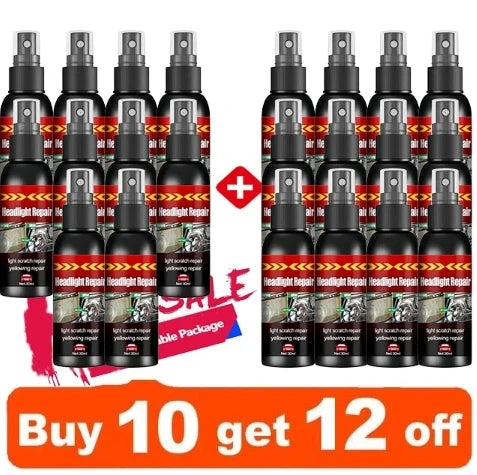 Headlight Restoration Wipes for Yellowing and Light Scratches