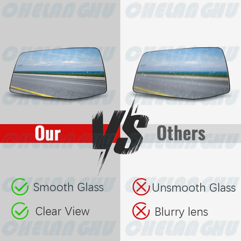 Heated Left Side Blind Spot Mirror for 2019-2023 Chevy Silverado 1500 - image 3