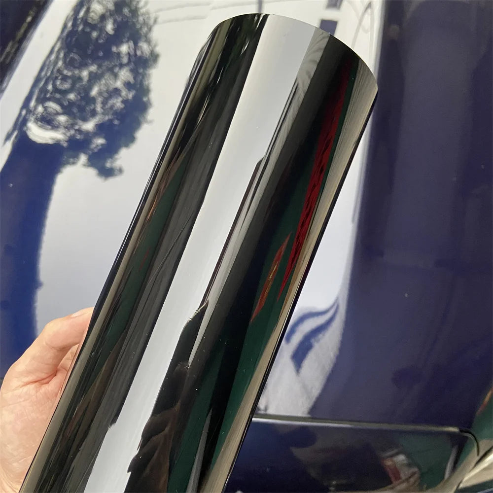 Gloss Black Vinyl Wrap for Car, Truck & Motorcycle Trim - image 2
