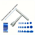 Paintless Dent Repair Puller Kit with 18 Glue Tabs