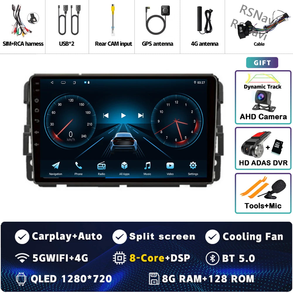 9" Android Car Stereo for Chevy GMC with CarPlay & Android Auto - image 34