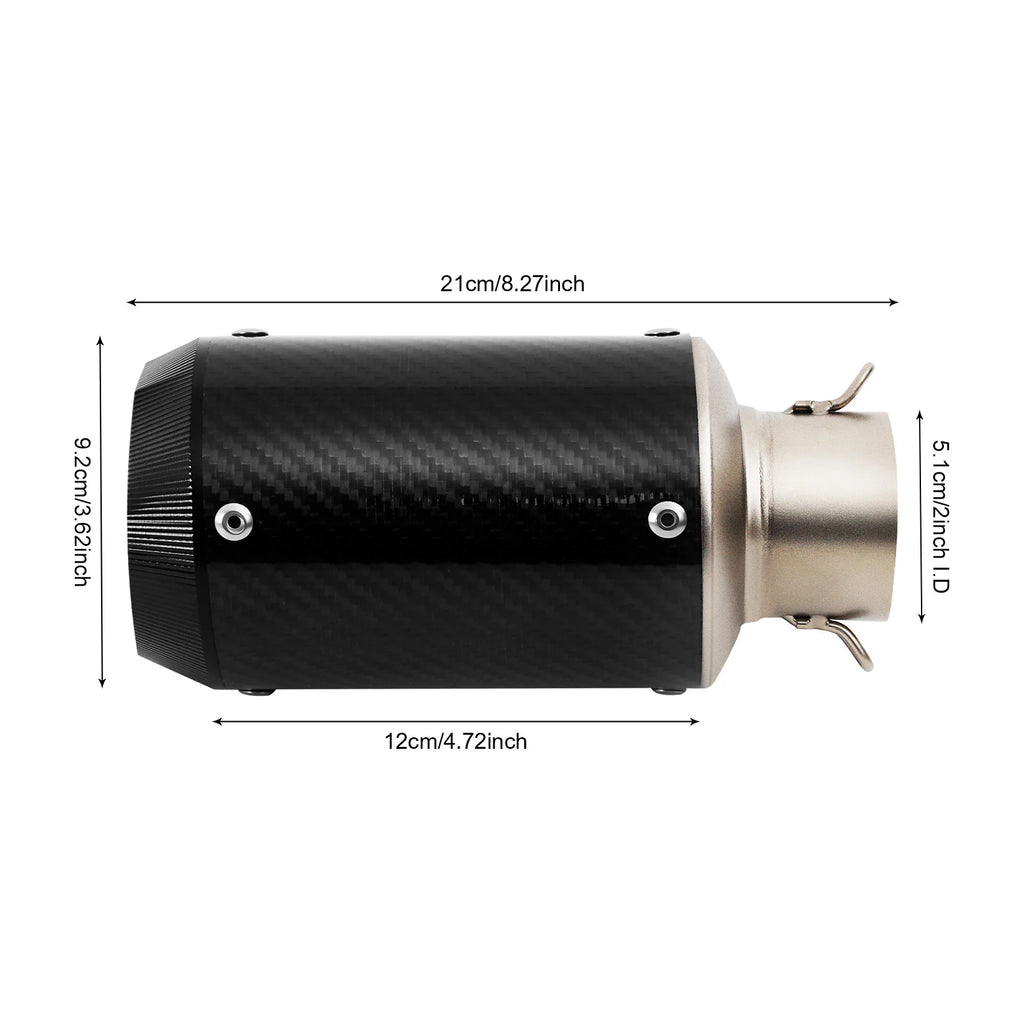 Carbon Fiber Exhaust Muffler for Kawasaki Z900 & GSX-R750 - image 15