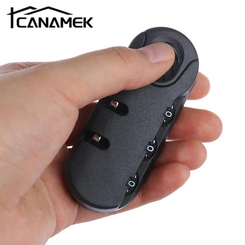3-Digit Combination Luggage Padlock – Travel Code Lock