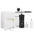 HOMEFISH Airbrush Painting Mini Spray Gun for Painting Wireless Electric Paint Gun Airbrush Kit with Compressor
