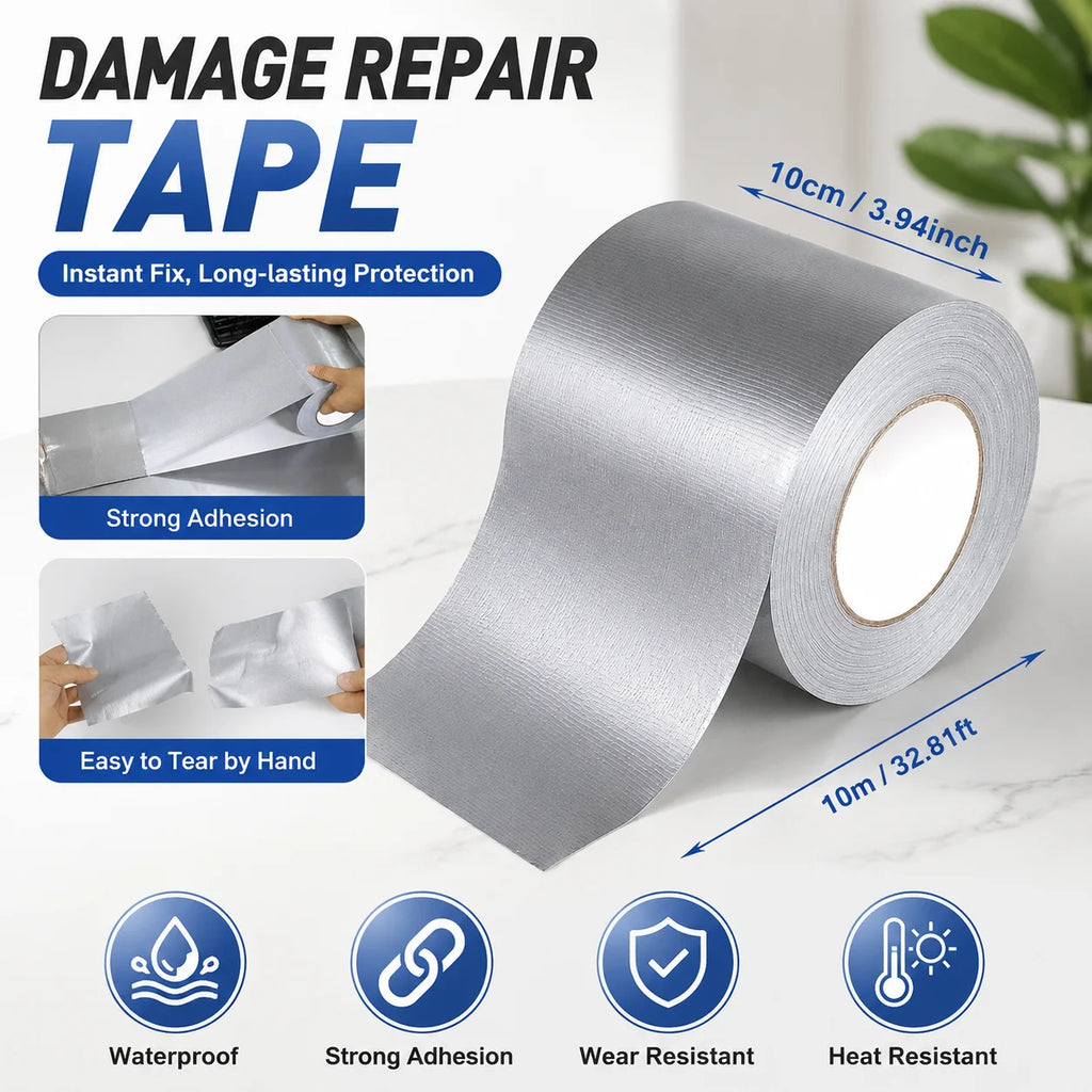 Heavy Duty Waterproof Fabric Repair Tape Strong Adhesive Duct Tape for Carpet Floor