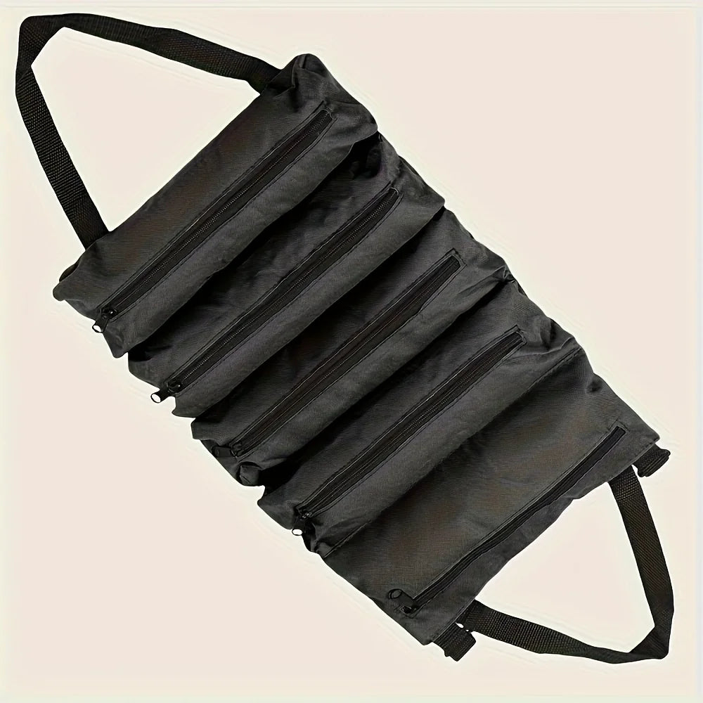 Multi-Purpose Multi Pocket Roll Up Portable Small Tools Organizer Bag