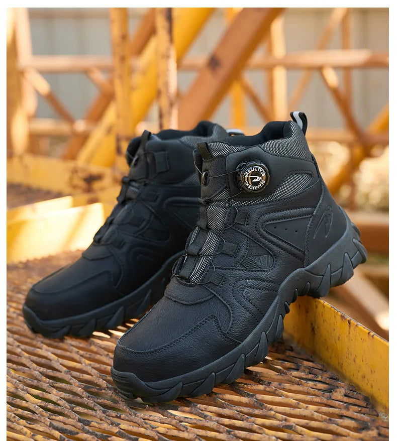 Steel Toe Safety Boots, Smash-Proof & Puncture-Resistant - image 29