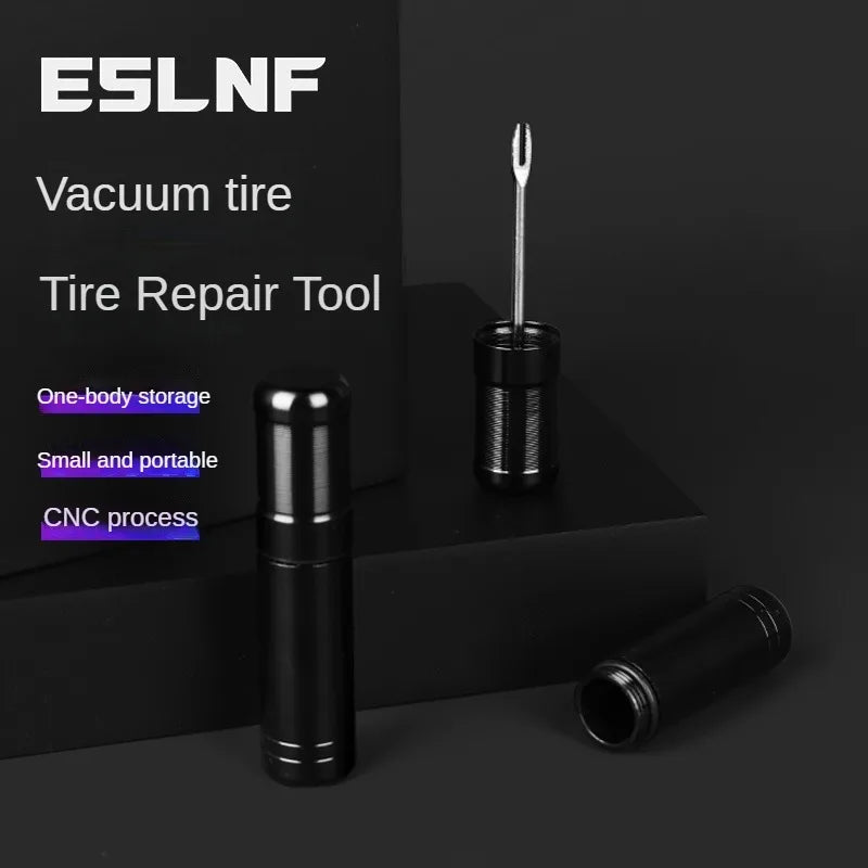 Bike Tubeless Tire Repair Kit Slug Plug Stopper Rubber Bacon Strips and Insertion Tool For Fixing Puncture Flat Road MTB Bicycle