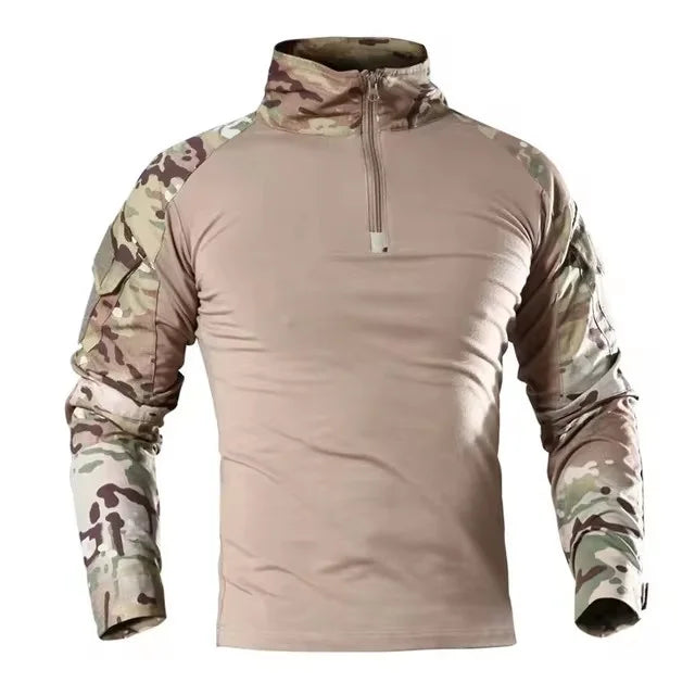 Camouflage Tactical Combat Shirt, Multicam Airsoft Uniform - image 20