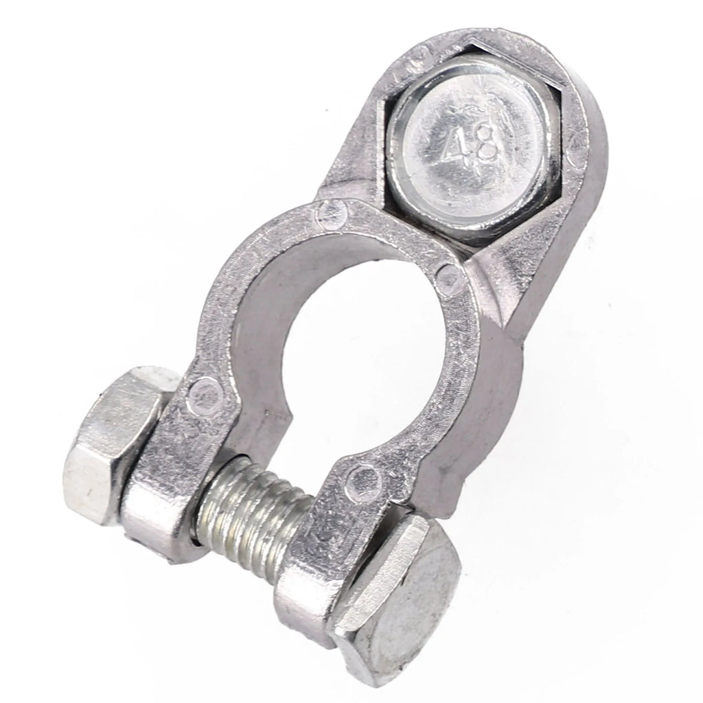 1 Pair Battery Terminal Clamp Zinc Alloy Positive & Negative Pole Auto Car Screw Connector Car Battery Terminal Clamp