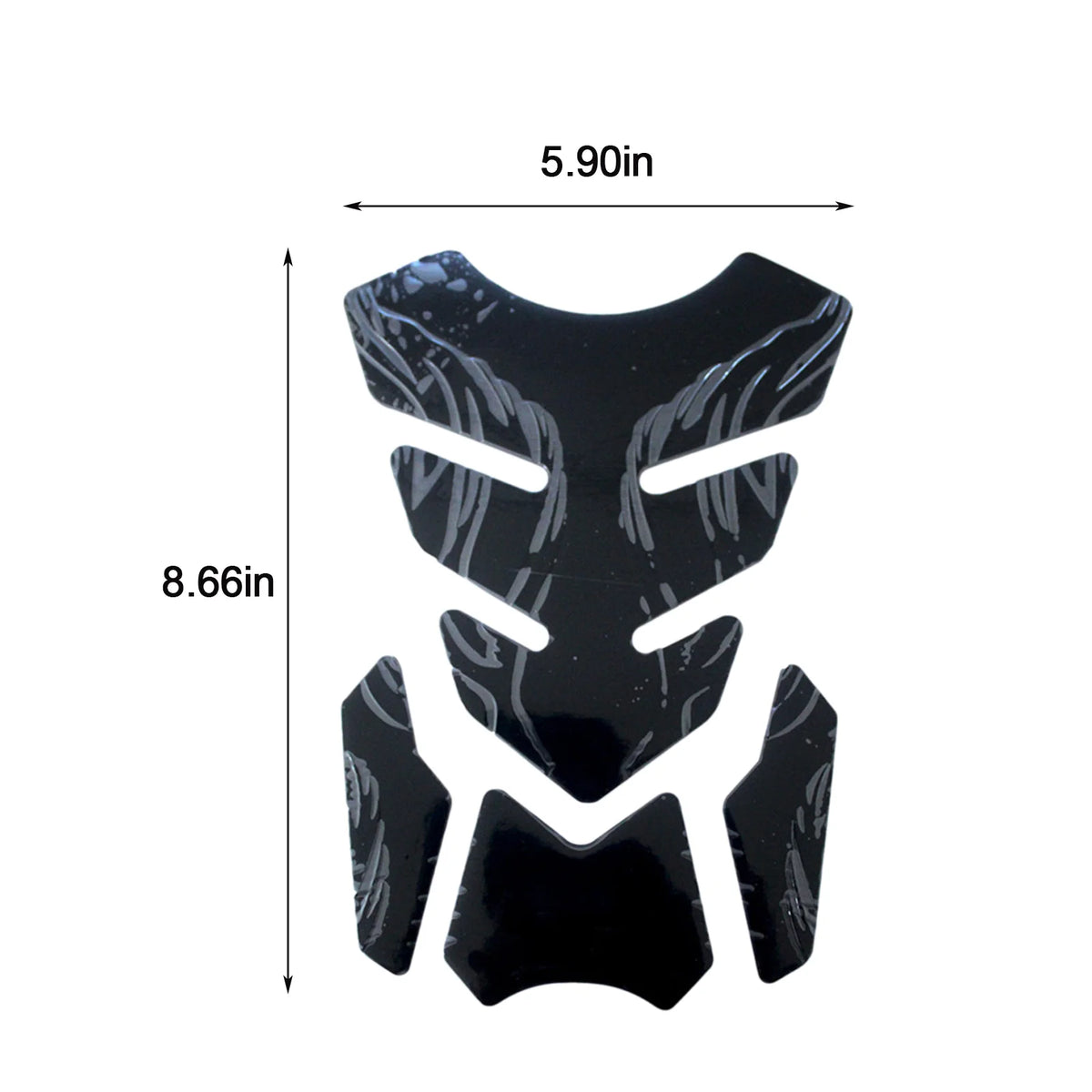 Fishbone 3D Tank Pad Protector Sticker for Motorcycles - view 15