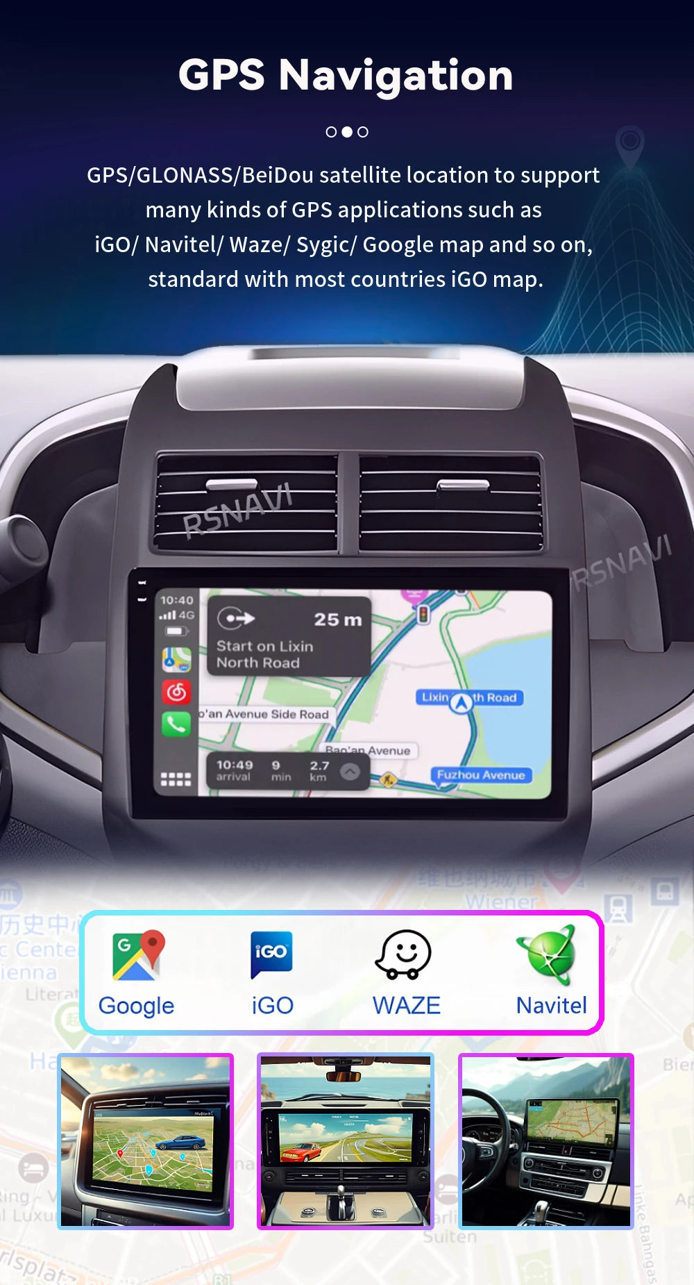 9-Inch CarPlay & Android Auto Radio for Chevy Aveo/Sonic (2011-2015) - image 25
