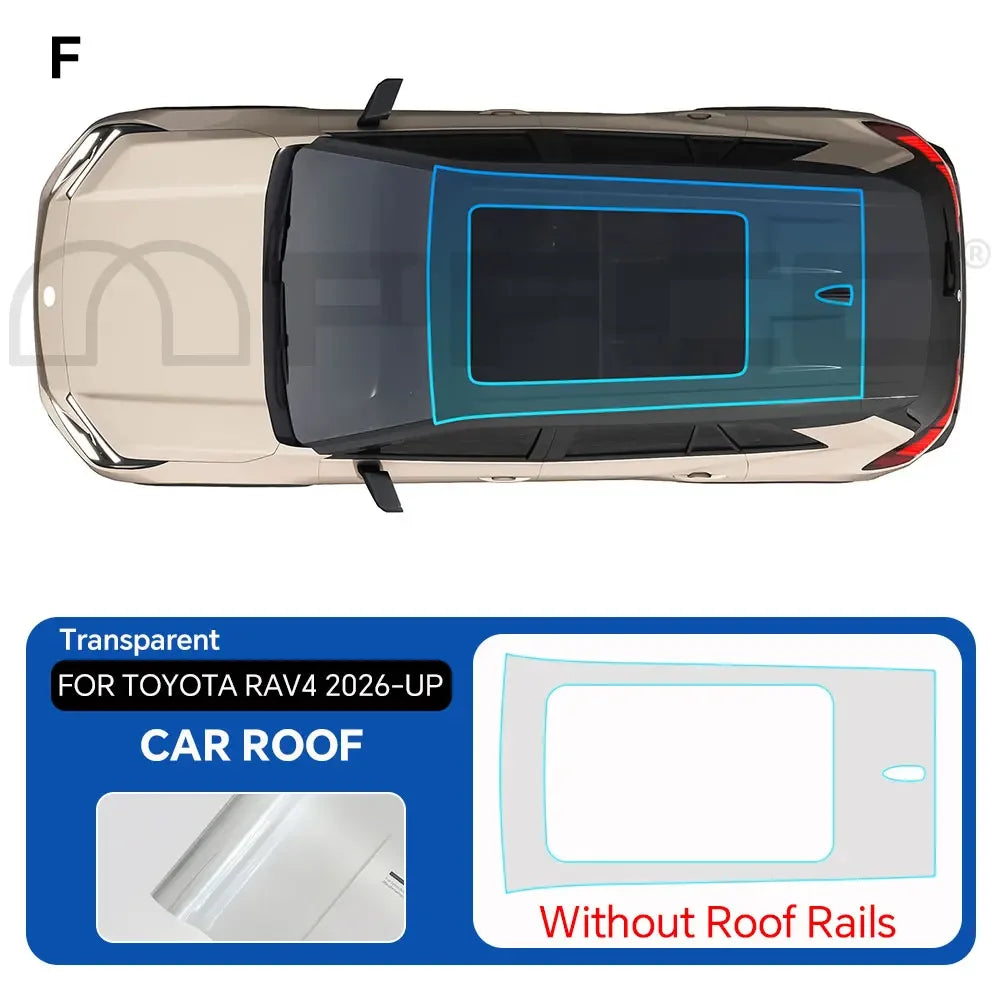 Pre-Cut Paint Protection Film Kit for Toyota RAV4 2026-2027