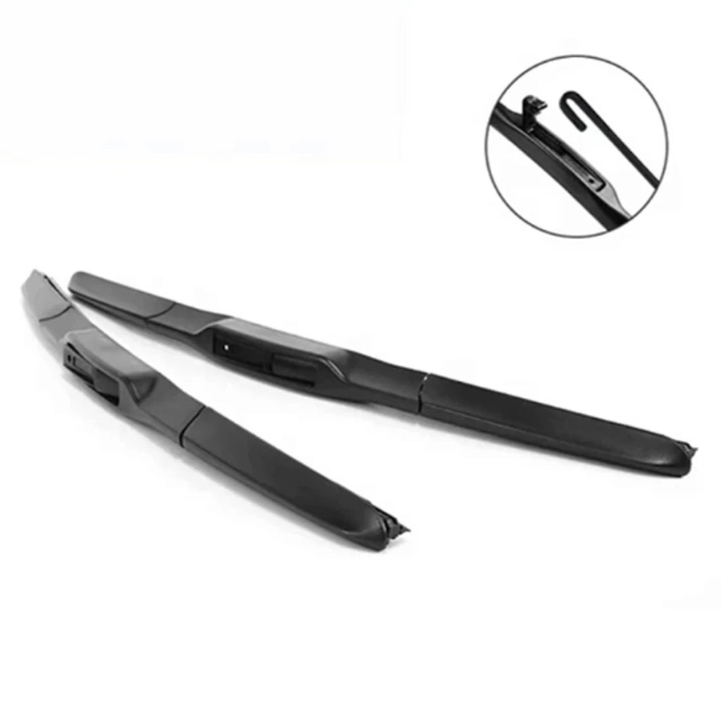 Universal Frameless Windshield Wiper Blade for J/U Hook Arms