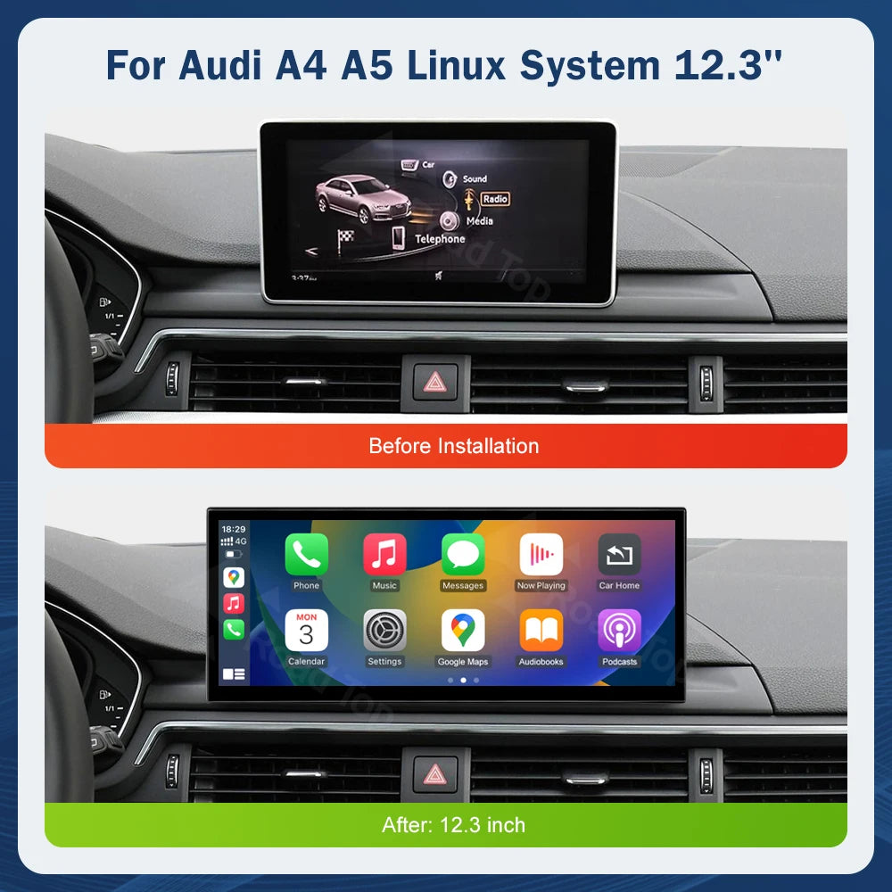 Audi A4 A5 12.3 Inch Touchscreen Multimedia Display 2014-2019 - image 4
