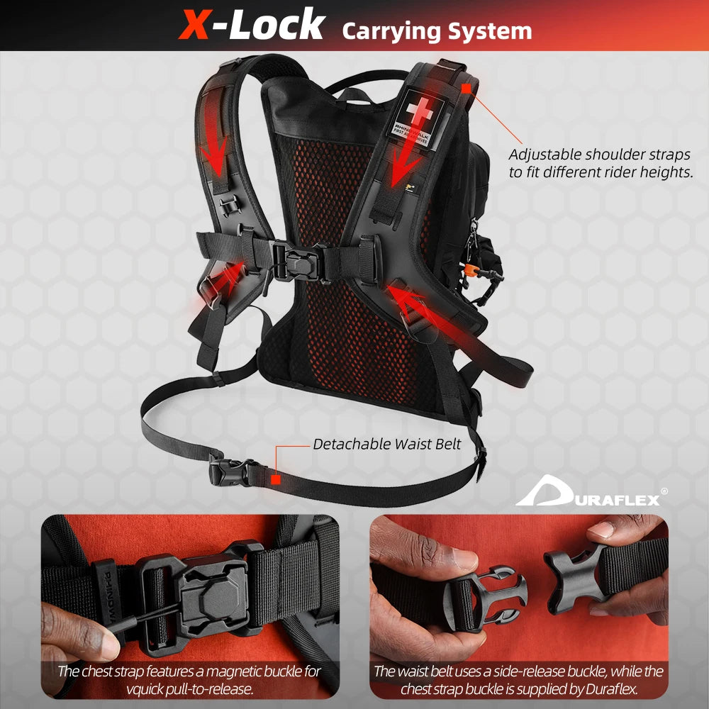 Rhinowalk Waterproof Magnetic Motorcycle Backpack - image 2
