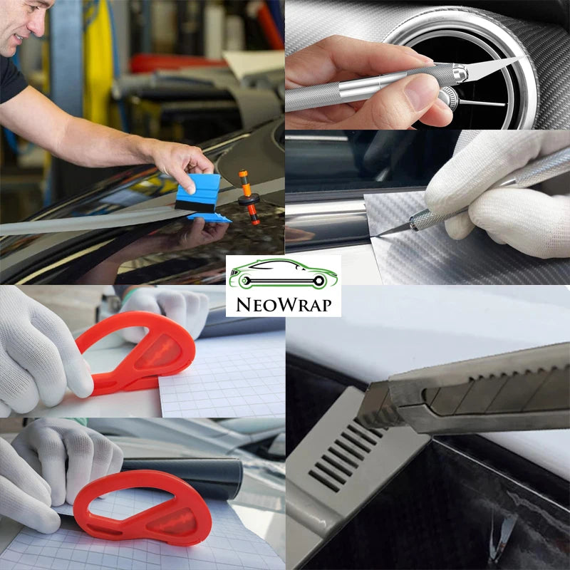 Car Vinyl Wrap Tool Kit - Squeegee, Scraper & Film Installer - image 6