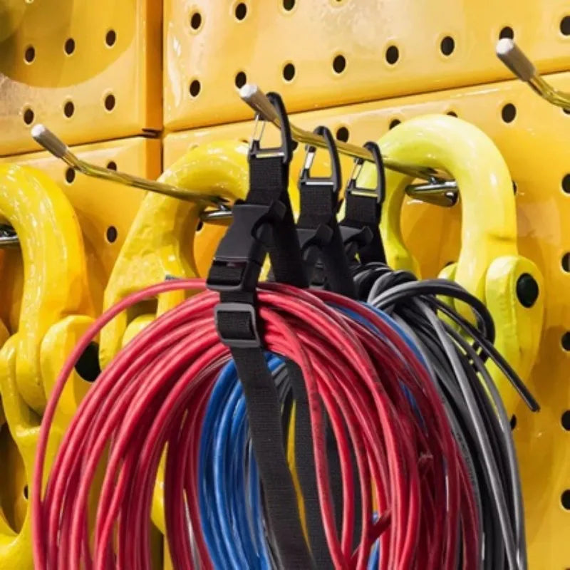 45cm Adjustable Extension Cord Organizer Storage Strap with Buckle