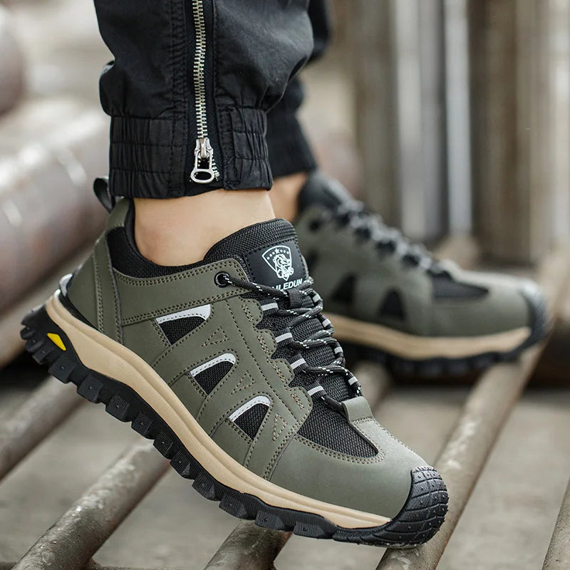 Men's Lightweight Steel Toe Slip-Resistant Work Boots - image 6