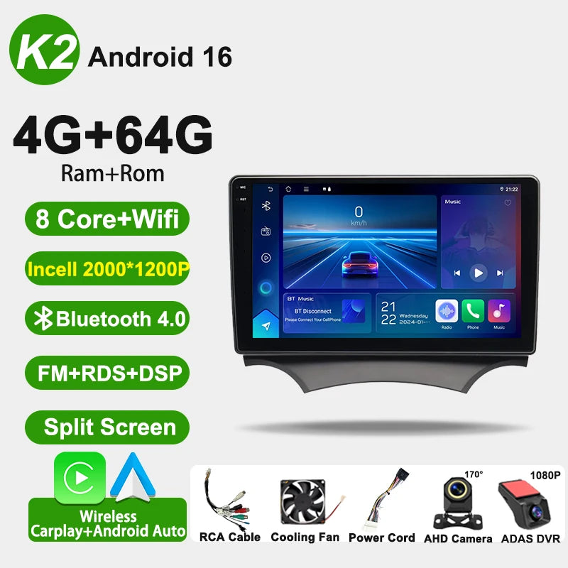 Ford Ka 9-Inch Multimedia Radio with GPS, Android Auto & CarPlay - image 16
