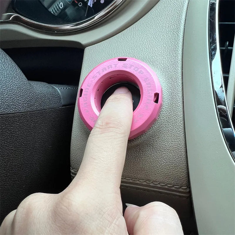 Decorative Push Start Button Cover, 9 Colors