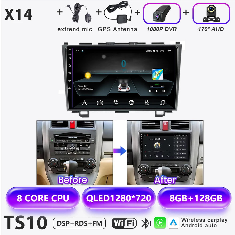 Honda CR-V 2007-2011 Multimedia Nav Radio - Android Auto & CarPlay - image 10