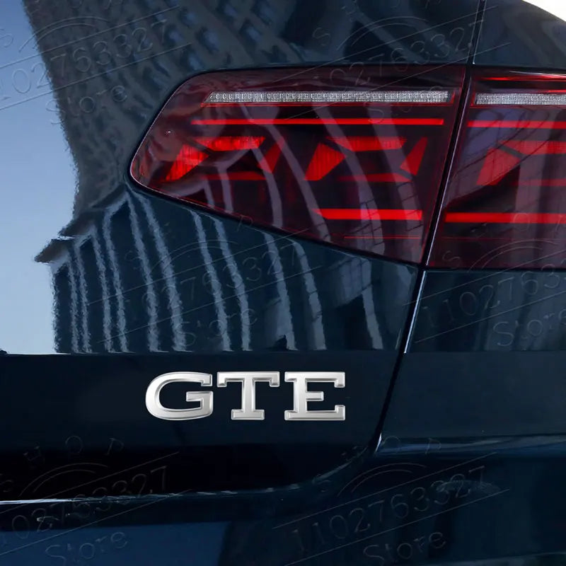 Metal GTD GTE Emblem Badge Rear Trunk for VW Golf Passat Tiguan Polo - image 4
