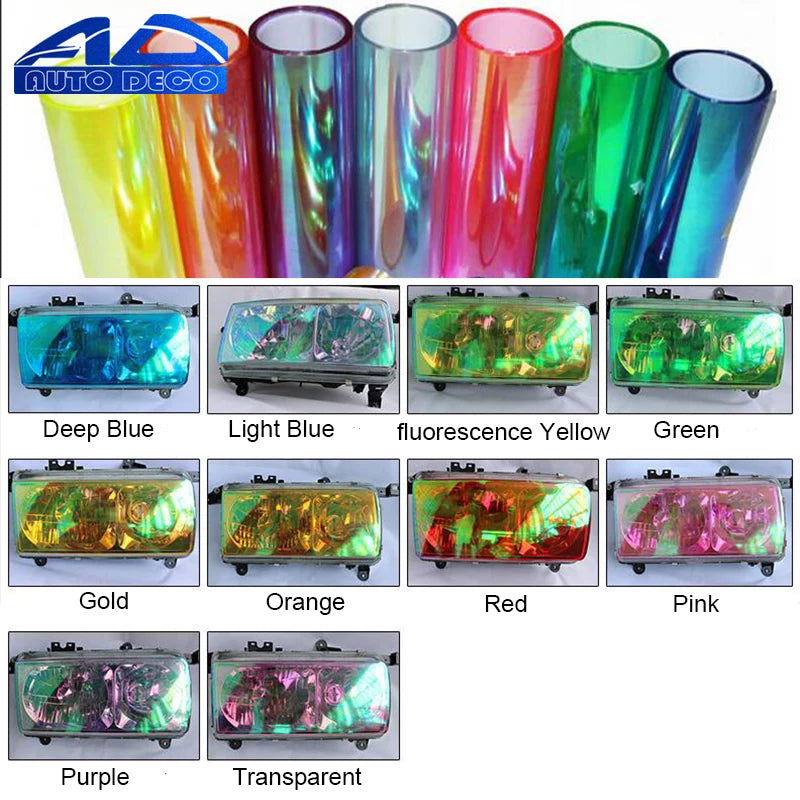 Chameleon Headlight and Taillight Tint Film, 11.8 x 23.6 in