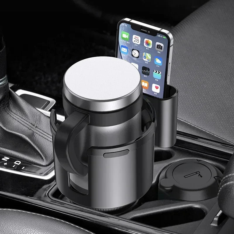 Multipurpose Auto Interior Expandable Organizer Storage Accessories With Phone Holder Car Cup Holder Expander Cupholder Adapter