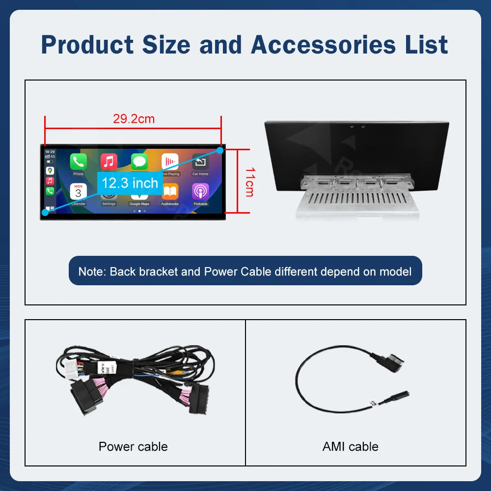Audi A4 A5 12.3 Inch Touchscreen Multimedia Display 2014-2019 - image 6
