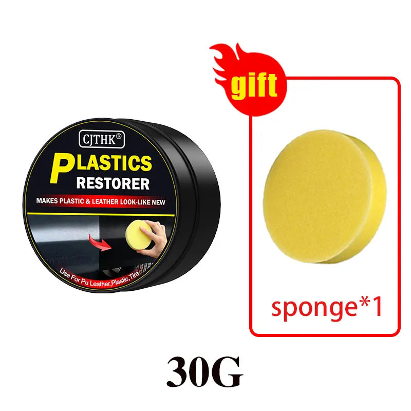 Car Plastic Trim Restorer, Back to Black Gloss Plastic & Leather Coating