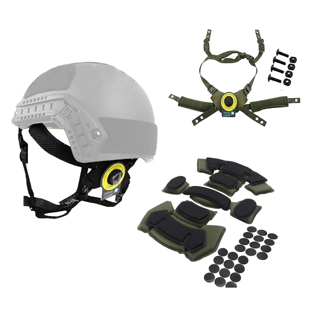 Memory Foam Suspension Pad Kit for Wendy FAST MICH Helmets - image 2