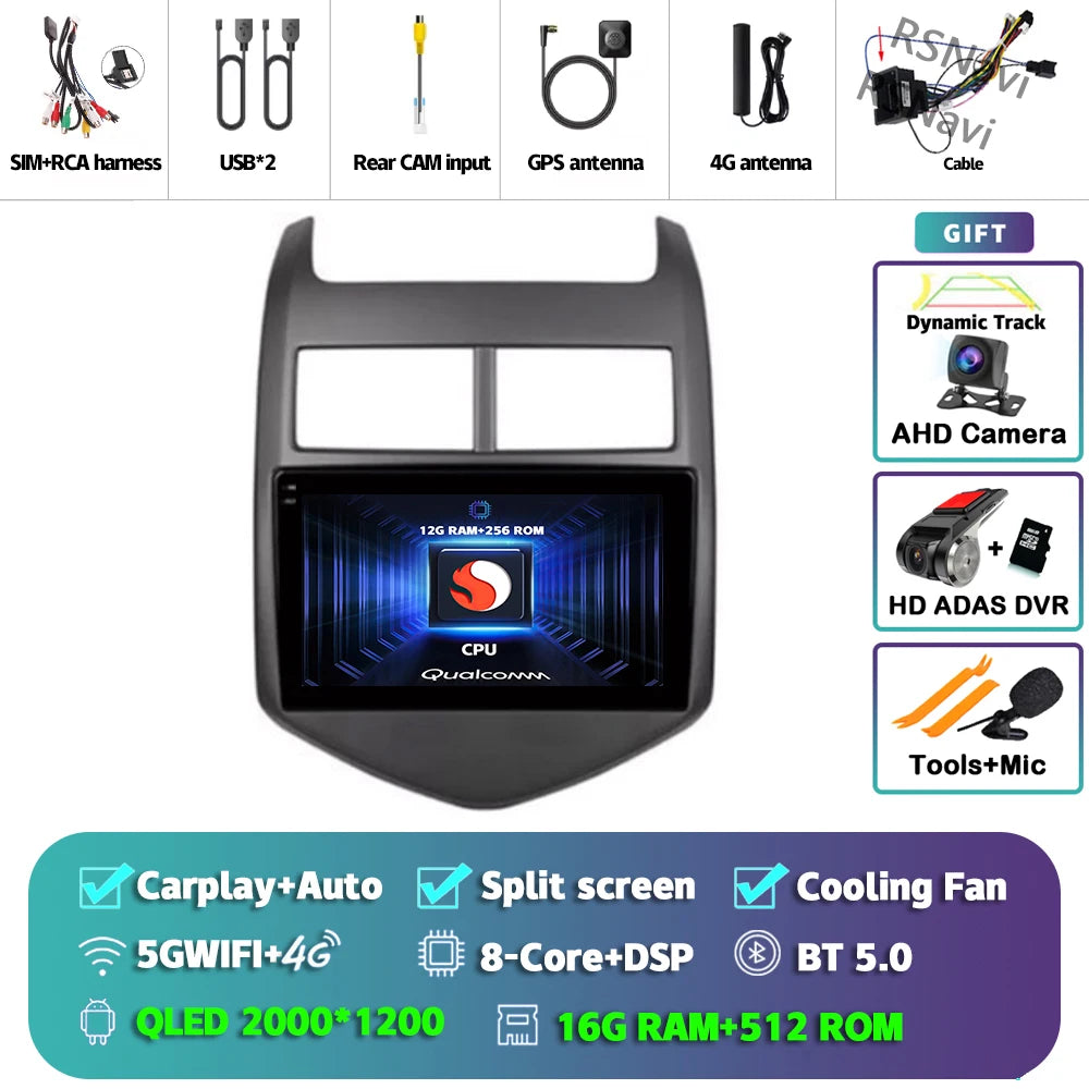 9-Inch CarPlay & Android Auto Radio for Chevy Aveo/Sonic (2011-2015) - image 52