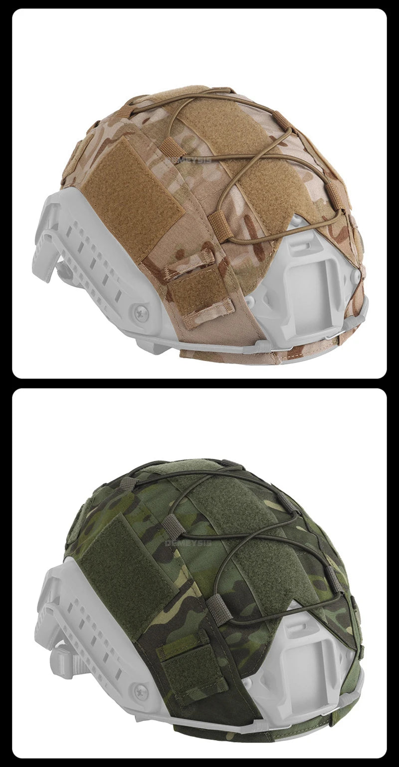 Camouflage Helmet Cover for FAST Tactical Helmets - image 17