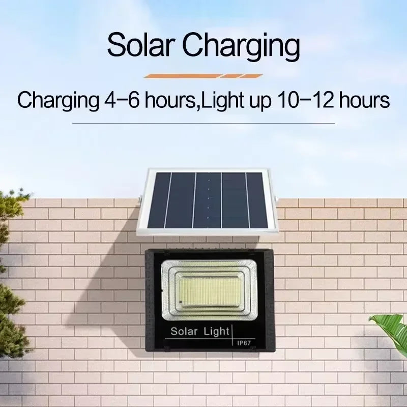 30W Solar Powered Flood Light with Remote Control