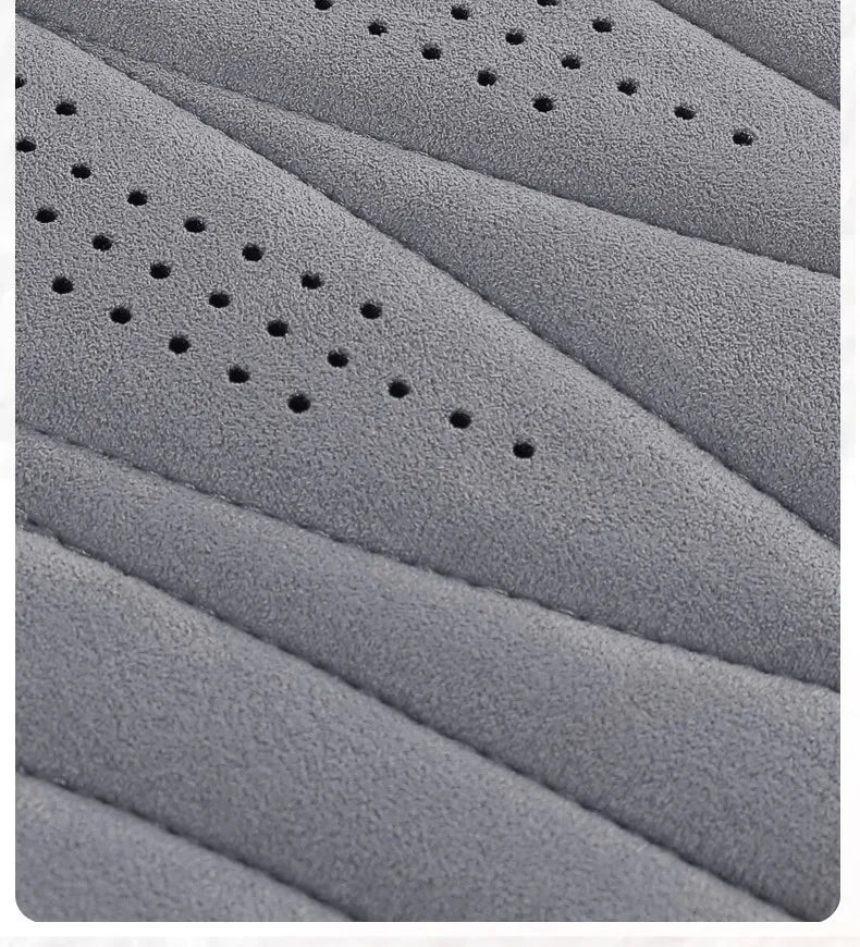 Perforated Suede-Finish Car Seat Covers, Single, Pair or Rear
