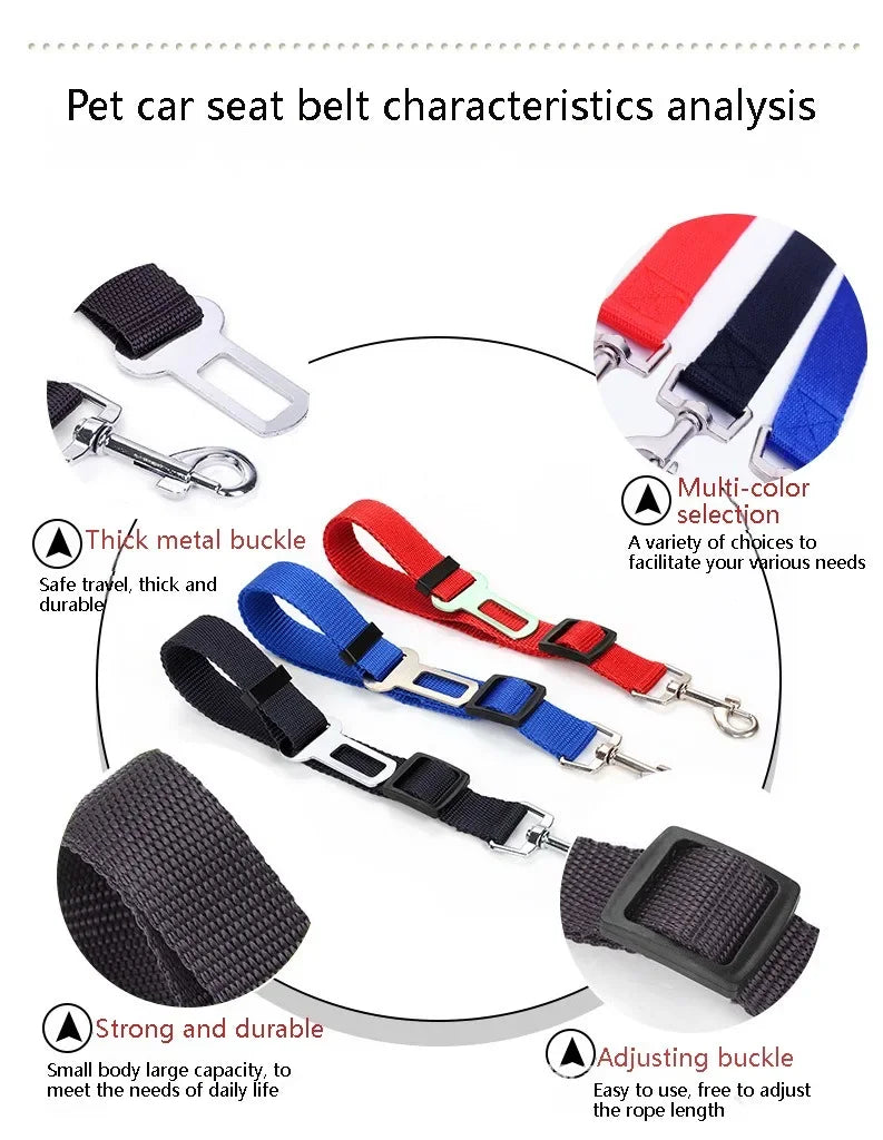Heavy-Duty Adjustable Dog Car Seat Belt - image 10