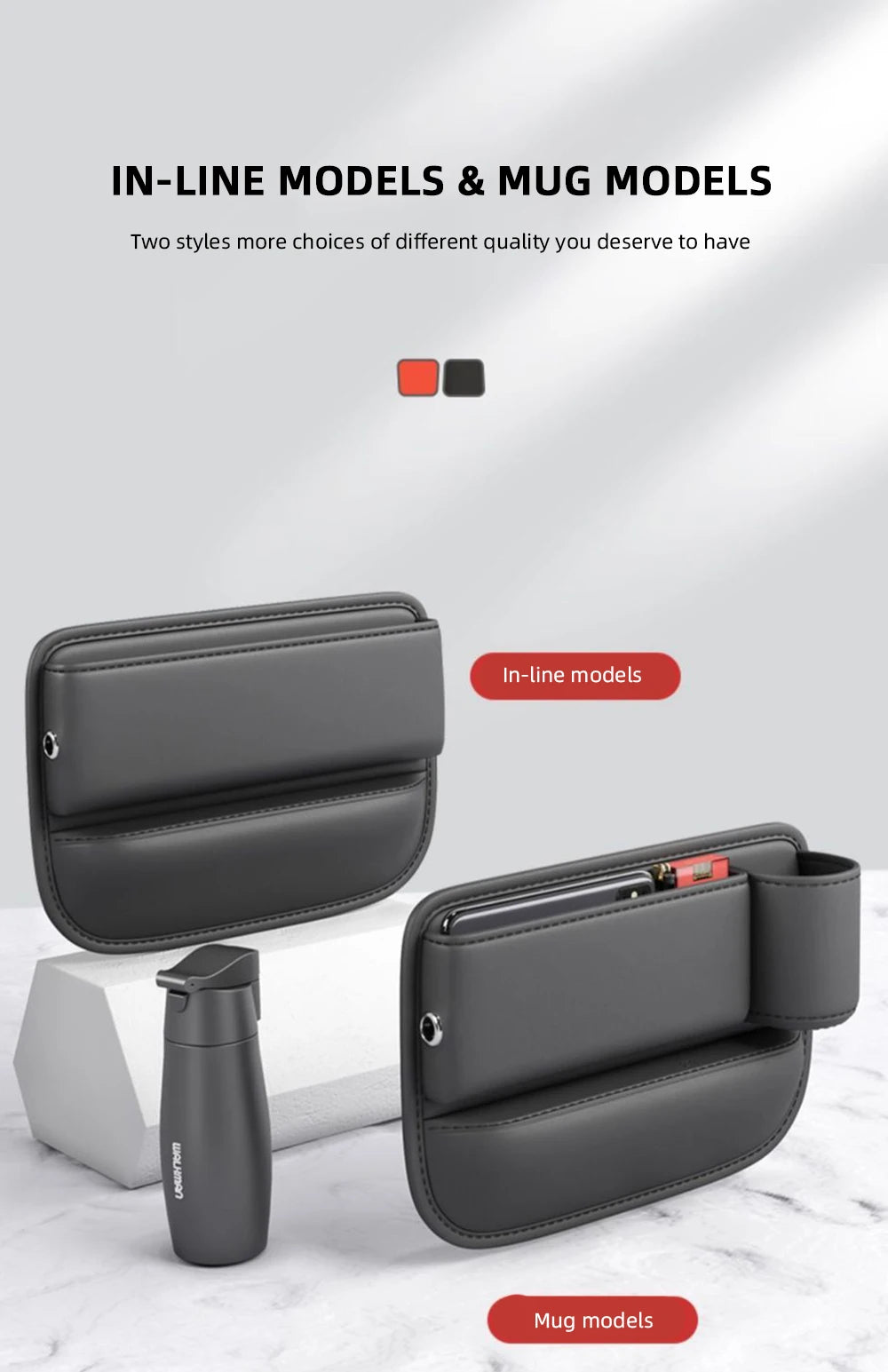 Car Seat Gap Organizer with Cup Holder