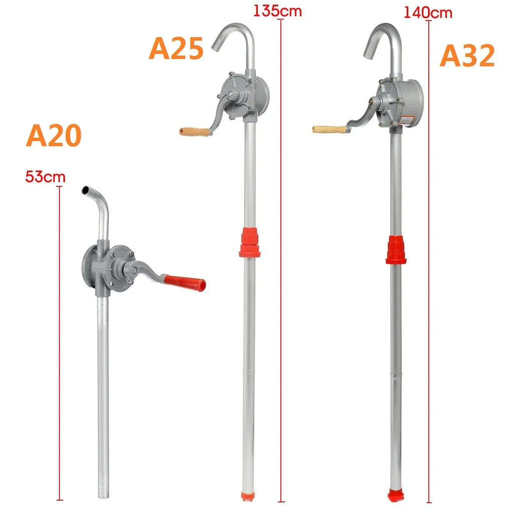 Heavy Duty Manual Rotary Hand Pump for Oil, Diesel and Fuel Barrels